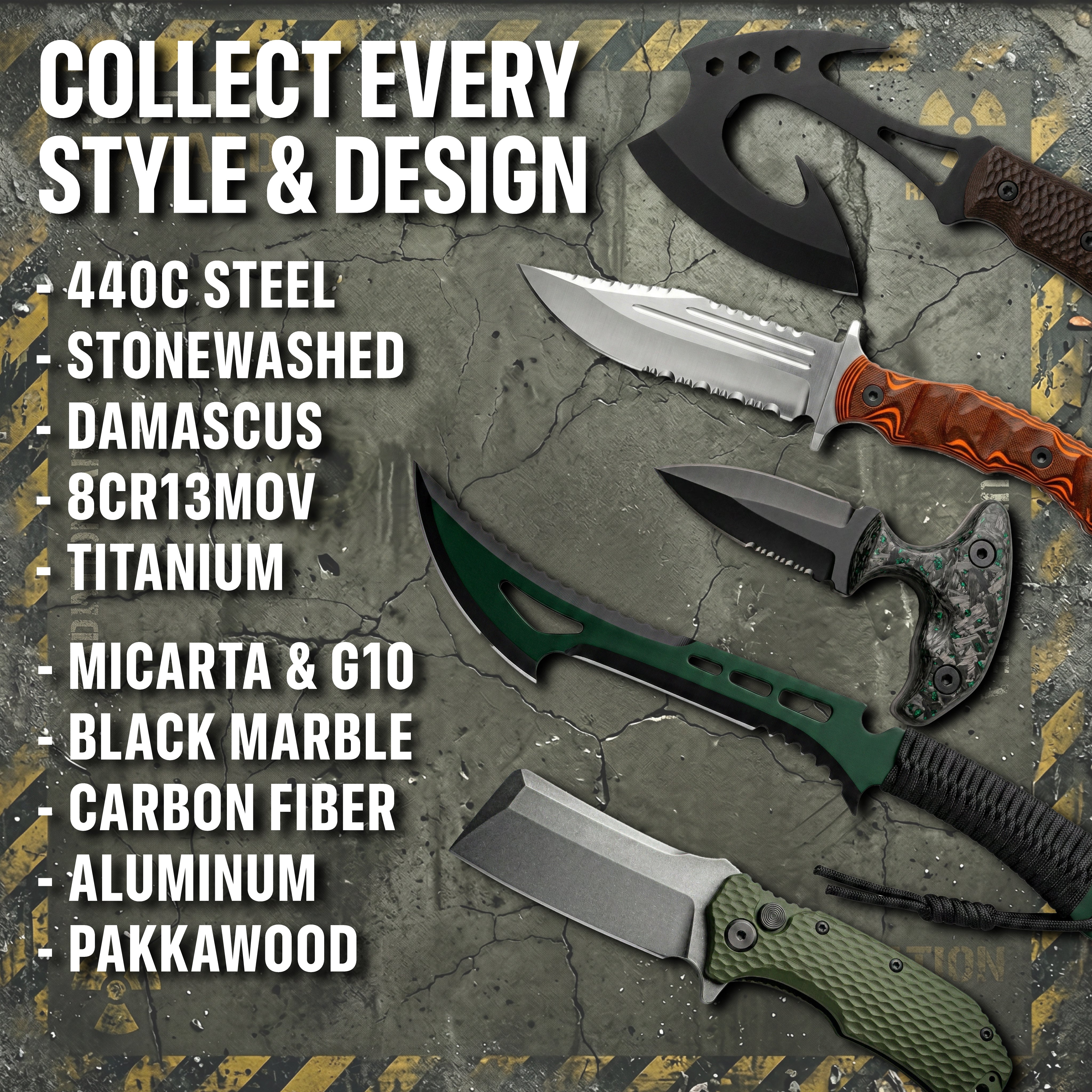 ZOMBIE APOCALYPSE MYSTERY BOX™ – Mystery Knives